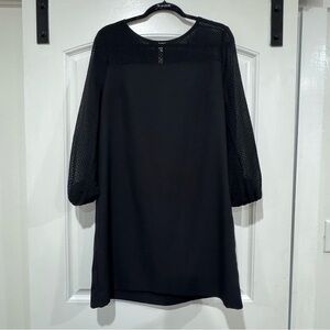 Banana Republic Black Long Sleeve Dress
